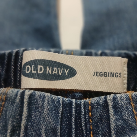 $4 Final  Old Navy "Jeggins & Straight Leg Jeans" Sz. 2T Navy Denim - Picture 5 of 8